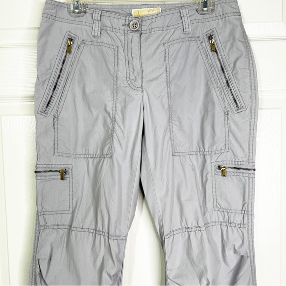 MICHAEL Michael Kors Lightweight Convertible Straight Leg Pants Grey Women’s 6 - Picture 4 of 11